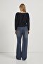 Armalife 1503 Shiny Feather Effect Dressy Women's Blouse - 6