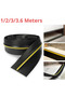 3M 1/2/3/3.6M Universal Garage Door Threshold Seal Strip Garage Door Bottom Weatherproof DIY Weather