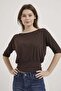 Off-Shoulder Half Sleeve Blouse