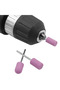 12Pcs Abrasive Polishing Mounted Stone For Rotary Tools Grinding Stone Wheel Head Tools 2.35mm Sh... - 4