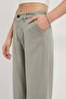 Elastic Waist Tensel Palazzo Trousers - 4