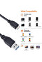 كابل USB 3.0 إلى Micro B بطول 0.6 متر لمحركات الأقراص الصلبة الخارجية Western Digital وToshiba وLacie وSeagate - 2