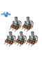 YTDMEN 100K Ohm 10pcs/lot WH148 Linear Potentiometer 15mm 3pin with Nuts and Washers WH148 B1K B2K B - 6