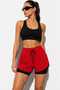 Women's Quick Dry Two Layered Leggings with Pocket Detail Sports Shorts - 3