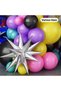 Other As Picture 107Pcs A set of 90S 80S themed music party wreath set, silver exploding star alumin - 3