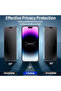 واقي خصوصية غير لامع لهاتف iPhone 17 Pro Max، 3 قطع، من NNBILI، مقاوم للزيوت والغبار، سهل التركيب - 2