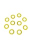YELLOW 10x Gear Case Lube Oil Drain Plug Washer Gasket 26-830749 For Mercury Marine/Mercruiser Boat - 7