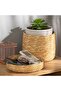 M Handmade Woven Storage Basket Multi-purpose Snack Organizer Baskets - 3