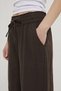 Beli Rubber Detailed Lace-Up Muslin Trousers - 5