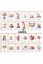 822-24pcs 24 colorful birthday cake pattern greeting card set with envelope - perfect for birthdays,