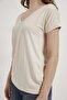 V-Neck Casual Viscose T-Shirt - 5