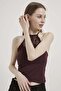 Lace-Up Front and Cross-Back Flexible Bodysuit