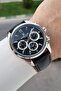 Silver Black Color 43 mm Men's Wristwatch with Gift Packaging - 4