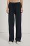 Textured Trousers with Waist Tie Detail - 4