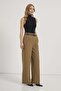 Armalife 3663 double belt high waist palazzo women's pants - 2