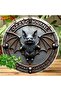 Round 20X20CM 2D Flat - 1pc Ozzy Osbourne 2D Flat Retro Round Aluminum Sign, 8x8 Inch Wall Hanging D - 2
