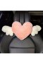 1pc Adorable Duck Heart Car Pillow: Multi-Use Neck Support & Chic Interior Decor- Elevating Trave... - 2
