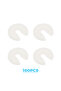 100 Pcs 19.5mm Gas Water Heater Brass Control Valve Core Plastic White Cap Cover Piece - 3