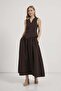 Cotton Blend Vest-Skirt Set