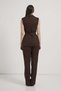 Armalife 1483 Belt Piece Jacket Collar and Vest Waist Elastic Detail Pants Women's Suit - 6