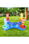 1PC Inflatable Pool Ring Toss Games Toys, Floating Swimming Pool Ring with 4Pcs Rings，Swimming Pool - 2