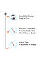 Silver 12Pcs Stainless Steel Cocktail Picks Fruit Sticks,Toothpicks for Party Bar Tools Drink Stirri - 2