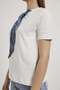Armalife 26667 women's t-shirt with scarf-detail embroidery - 5