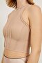 Reverse Stitching Sleeveless Crop Body - 4