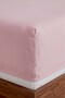 Powder Pink Cotton Double Elastic Sheet 160X200 - 6