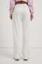 Women's Elastic Wide Leg White Modal Sweatpants - 5