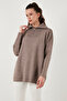 Half Zipper Oversized Knitwear Sweater Sweater 4616079Y - 6