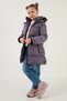 Plush Lined Faux Fur Collar Removable Hooded Winter Coat Girls' Coat 5760072 - 8