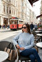 Long Back High Collar Fine Knitwear Sweater SWEATER 4615002