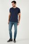 Cotton Slim Fit Crew Neck t Shirt Men's t Shirt 541Follow - 3
