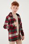 Plaid Hooded Winter Lumberjack Shirt with Pockets Boy's Shirt CF24W81779 - 4