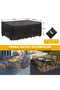 Garden Furniture Cover, 180-120-74cm, Heavy Duty Oxford Fabric, Waterproof, Outdoor Patio Table Cover, Ventilated Table and Chair Protection Cover - 2