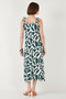 Print Midi Length Oversize Fit Tie Drawstring Crew Neck Dress Dress 5869009 - 6