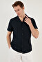 Cotton Blend Apache Collar Short Sleeve Regular Fit Shirt Men's SHIRT CF24S115882 - 6