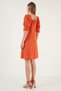 Crinkle Shirred V-Neck Sleeves Gipeli Dress Dress 5865034 - 6