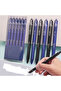 12pcs mixed 12pcs Press Type Erasable Gel Pens 0.5mm Black/Blue Ink Bullet Washable Handle Magic Ref - 2