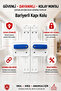 School Door Handle with Barrier |   Child Safe |   For School, Nursery, and Kindergarten |   Durable Abs | 10-Pack - 7