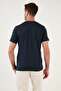 Cotton Regular Fit Crew Neck Basic T Shirt Men's T SHIRT 59020201 - 5
