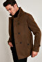 Slim Fit Pocketed Cotton Cashmere Coat Men'S COAT 5841015 - 2