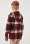 Plaid Hooded Winter Lumberjack Shirt with Pockets Boy's Shirt CF24W81779 - 8