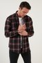Cotton Plaid Slim Fit Winter Shirt Men's Shirt Cf23w114662 - 4