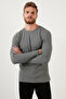 قميص قطني برقبة دائرية قصة ضيقة للرجال SWEAT 5905073 - 7