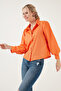 Regular Fit Balloon Sleeve Poplin Shirt SHIRT 611GO0153 - 2