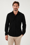 100% Cotton Regular Fit Shirt Men's Shirt Cf25W113650 - 4