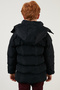 Plush Lined Removable Hooded Winter Coat with Pockets Boys' Coat 5761587 - 5