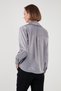 Regular Fit Satin Shirt with Tie Detail Shirt 611Go00159 - 8